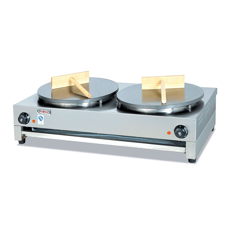 DE-2 Stainless Steel Electric Double Crepe Maker commercial kitchen equipment