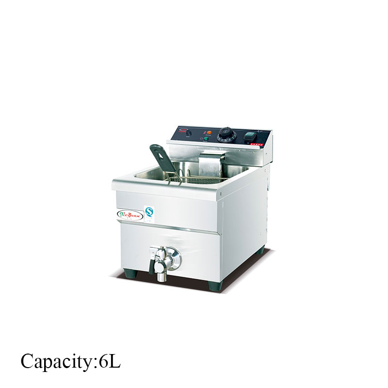 DF-10L Counter Top Electric 1-Tank Fryer(1-Basket) 6L/tank commercial kitchen equipment