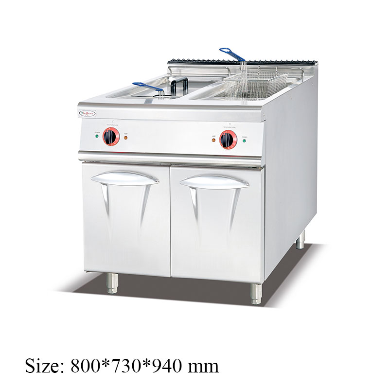 DF-785 Electric Fryer(2-Tan & 2-Basket) with Cabinet commercial kitchen equipment