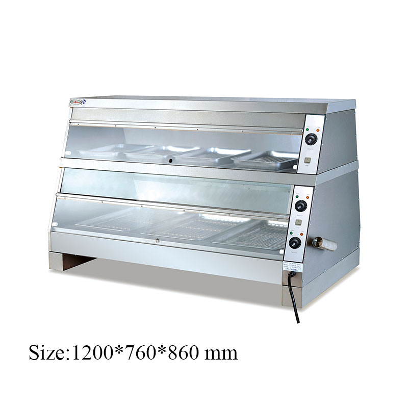 DH-8P Electric Food Warmer Display Showcase commercial kitchen equipment