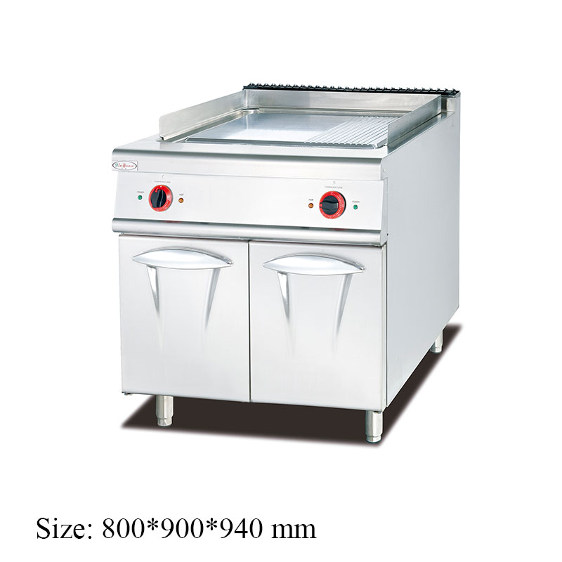 EG-886C Electric Griddle with Cabinet 1/3 Grooved commercial kitchen equipment