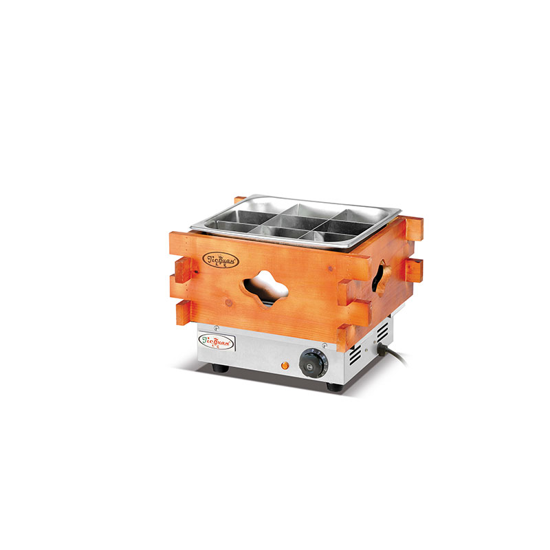 EH-10 Electric 1 Hot Plate with 2 Pans on Top commercial kitchen equipment