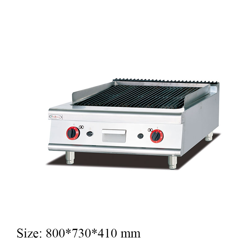 GB-789-1 Counter Top Gas Lava Rock Grill commercial kitchen equipment
