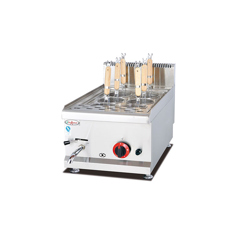 GH-538 counter top gas pasta cooker 6-basket commercial kitchen equipment