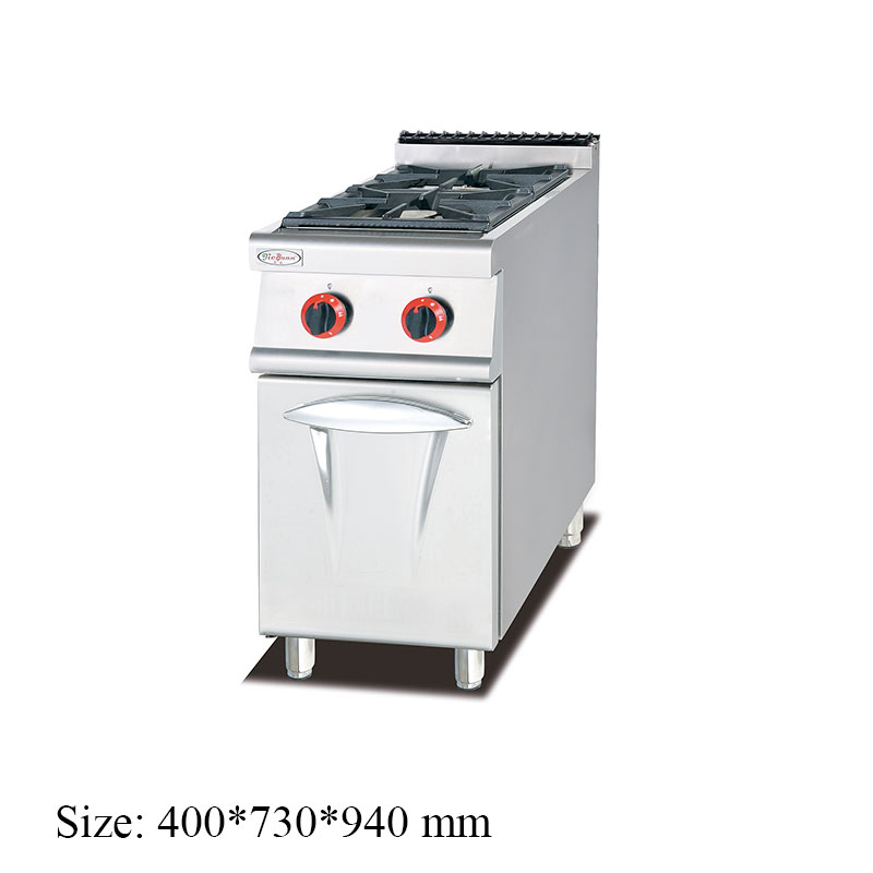 GH-777 Gas Range with 2-Burner with cabinet commercial kitchen equipment